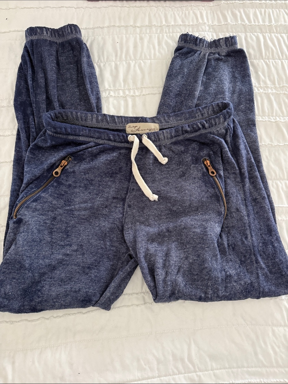 Women’s  Navy Blue Cozy Drawstring Jogger Pants